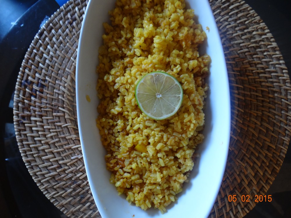 Egyptian seafood rice