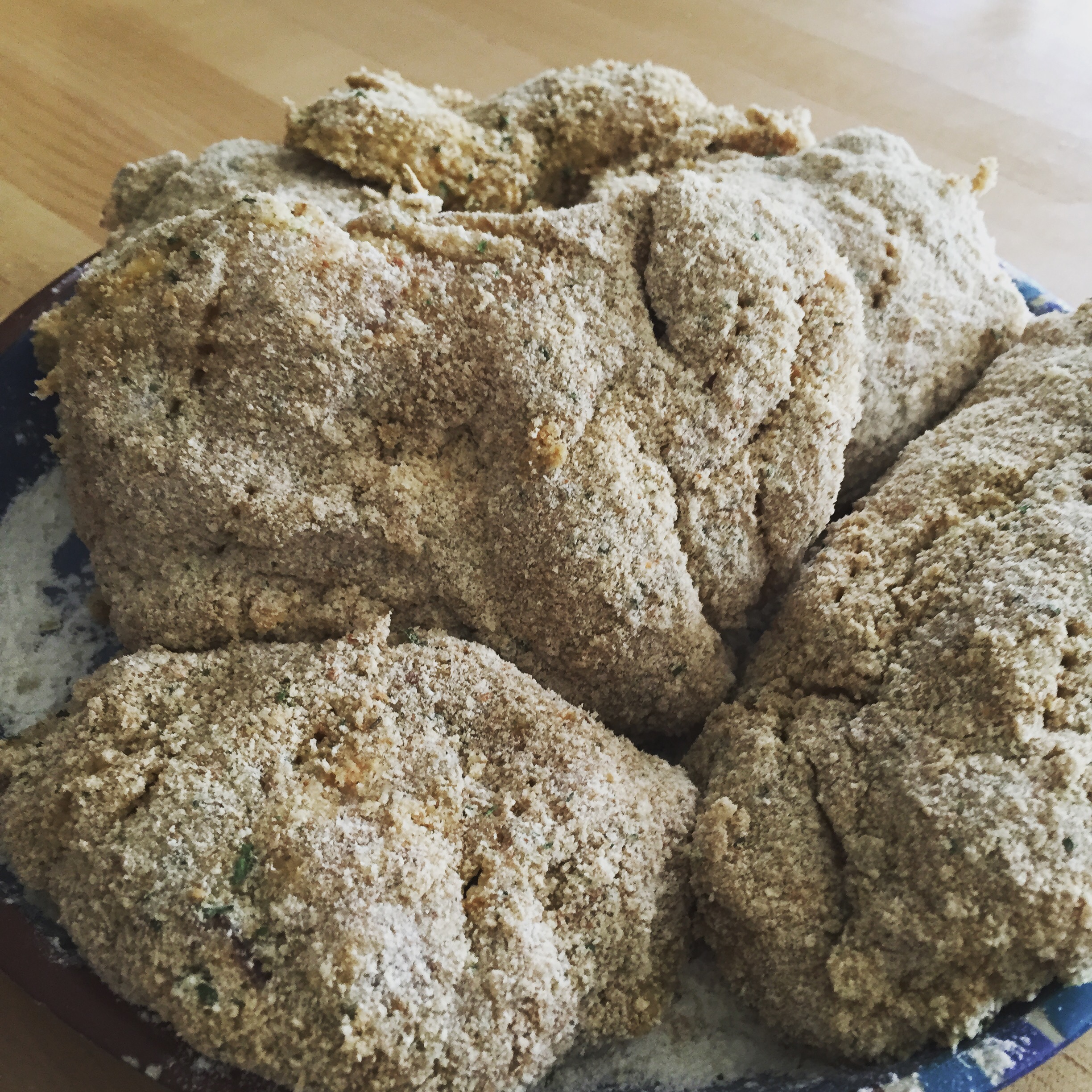 Chicken cordon bleu in bread crumbs
