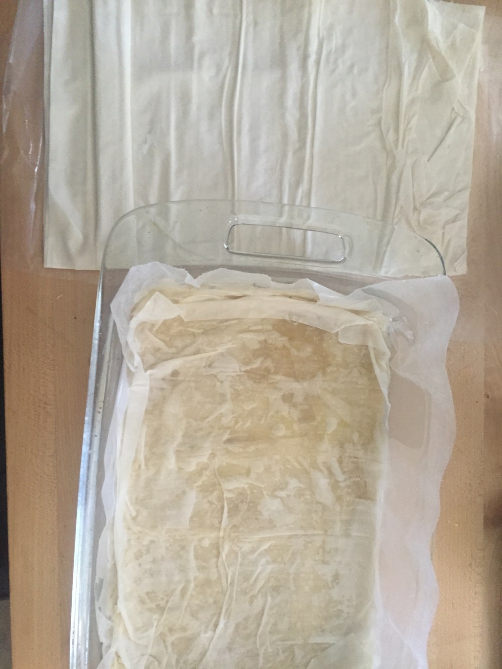 Egyptian baklava...Fillo dough